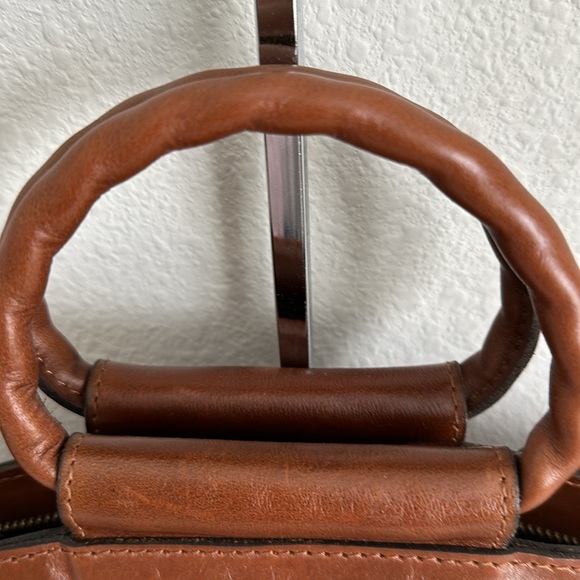 Patricia Nash Woven Leather Oliena Top Handle Satchel - Picture 2 of 7